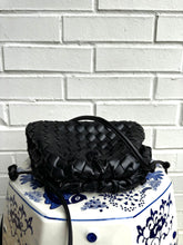 Load image into Gallery viewer, Black Quilted Dumpling Crossbody