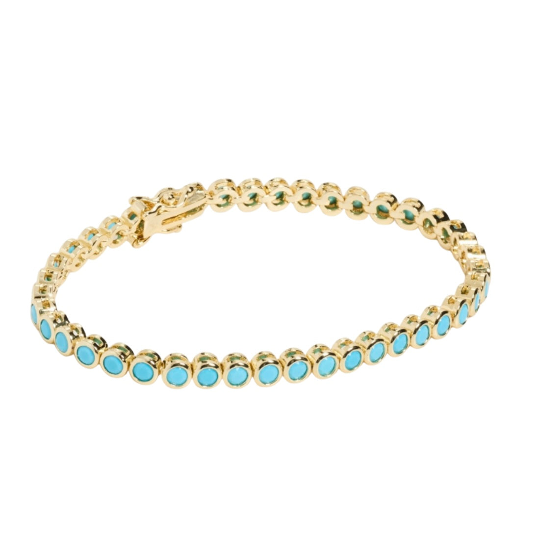 Turquoise Bezel Bracelet