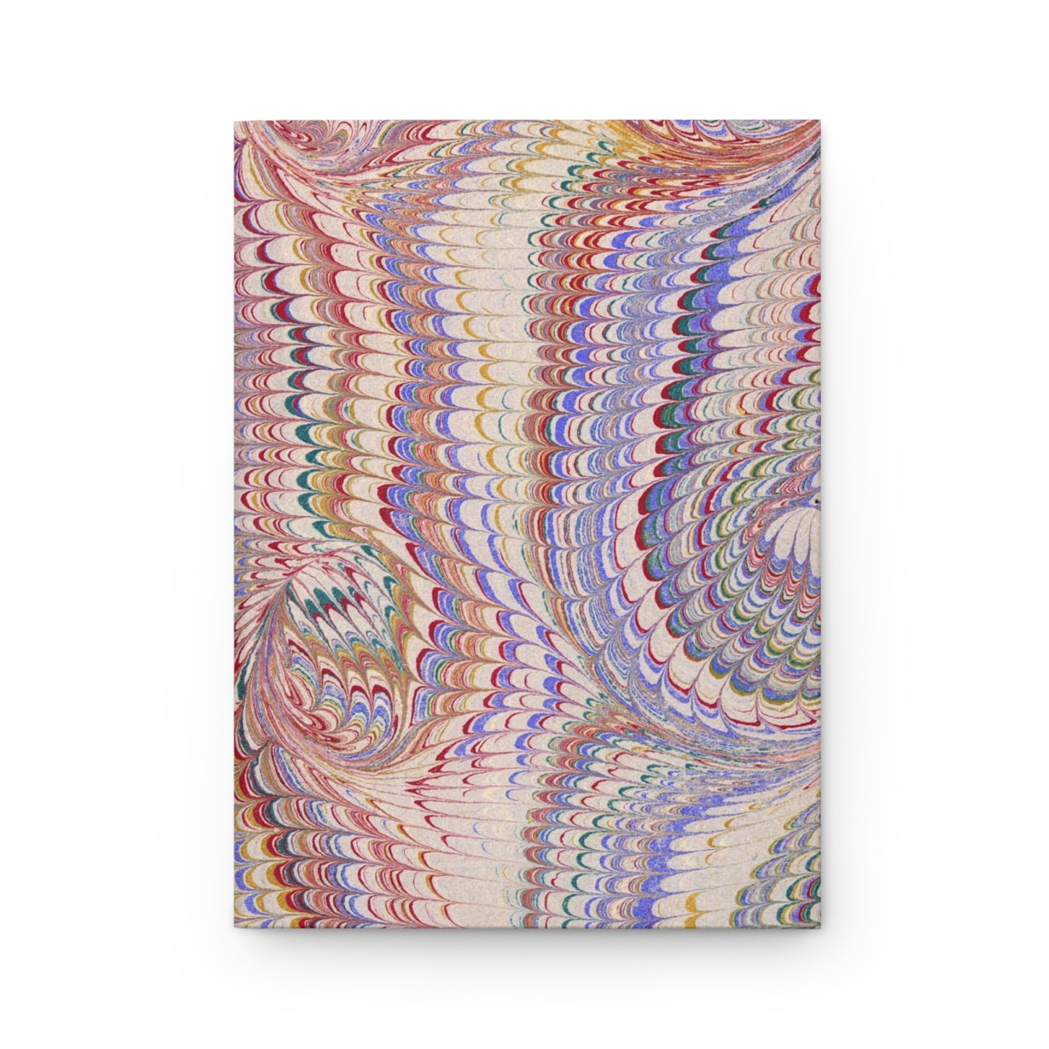 Pastel Pink Vintage Italian Marble Hardcover Journal Matte, Hand-Painted Design, Artistic Notebook, Writing Diary, Lined - Unique Gift