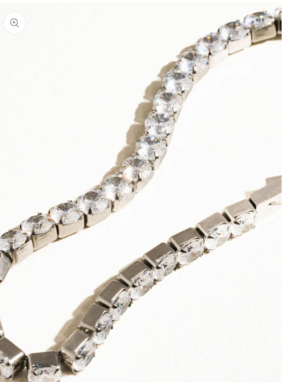 Lumi Tennis Bracelet (Silver)
