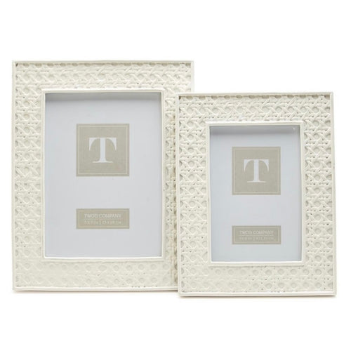 White Cane Photo Frames (2 Sizes)