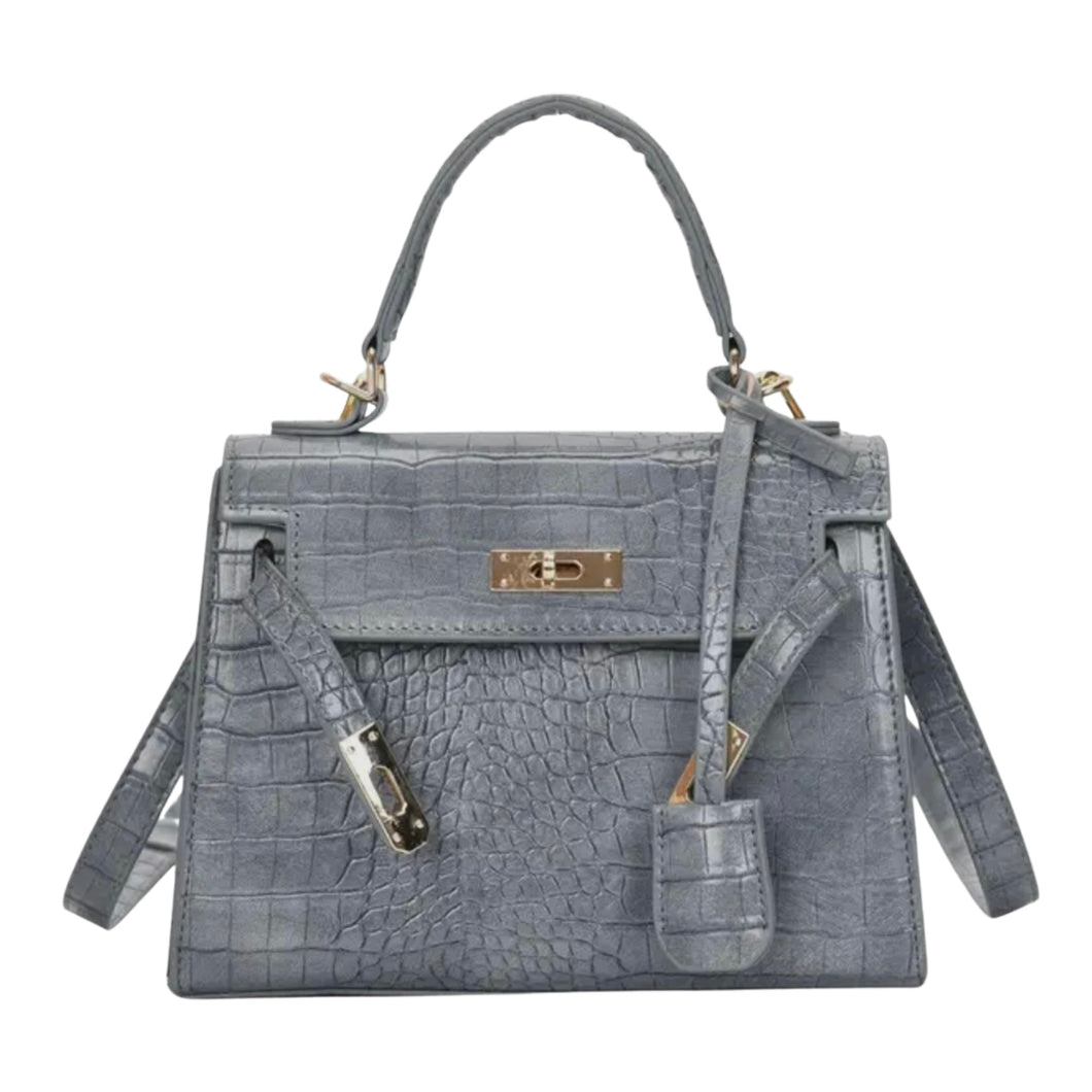 Croc Kelly Crossbody - Gray