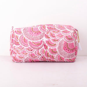 Aditi Rose Block Print Cosmetic Cases (Set of 3)