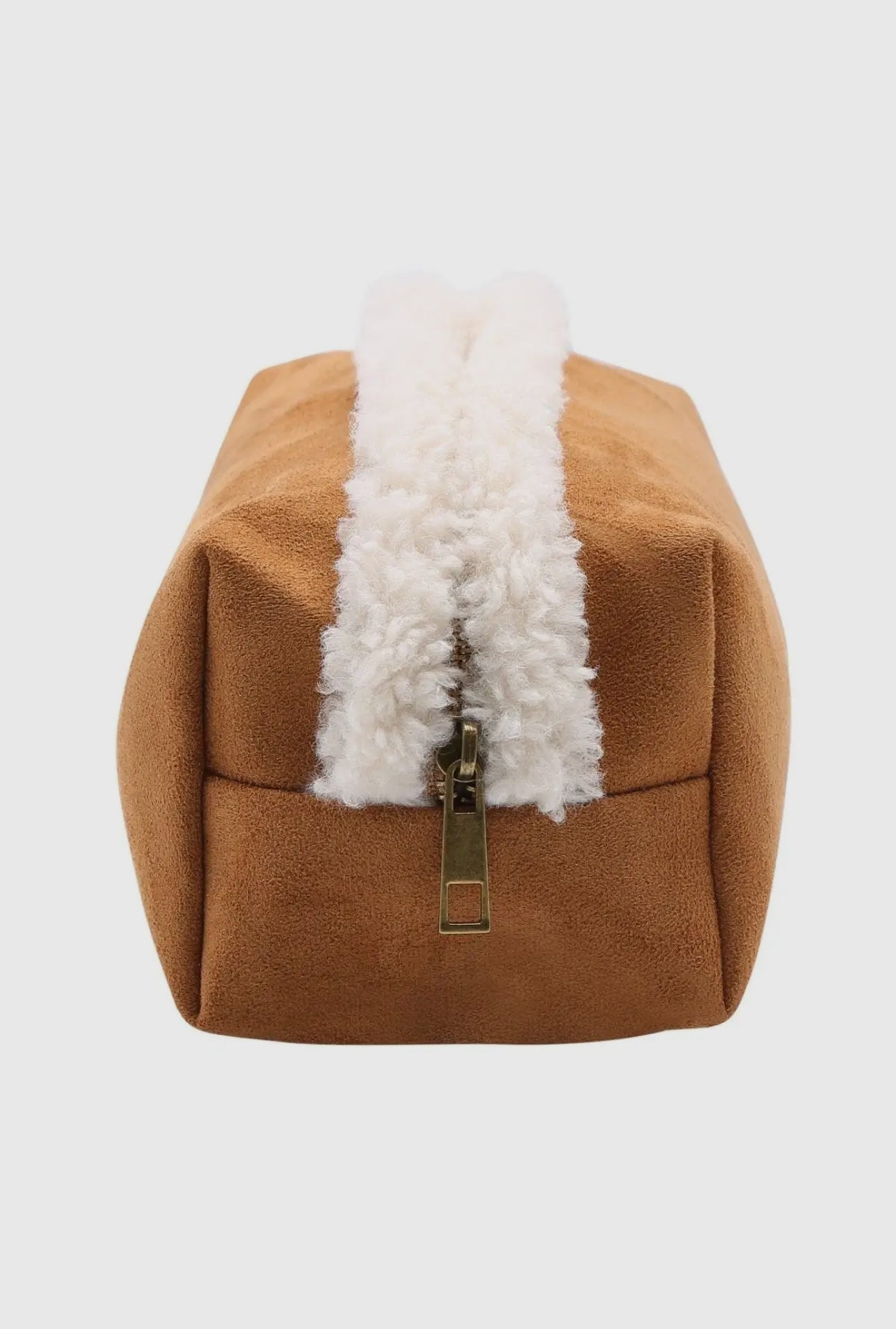 Camel Sherpa Cosmetic Pouch