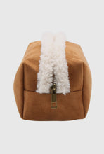 Load image into Gallery viewer, Camel Sherpa Cosmetic Pouch