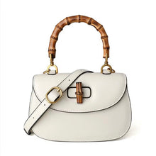 Load image into Gallery viewer, Ivory Bamboo Handle Crossbody/Clutch (Preorder - Ships by 5/5)