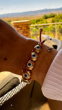Load image into Gallery viewer, Good Vibes Evil Eye Bracelet