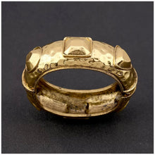 Load image into Gallery viewer, Antique Gold Cuff Bangle