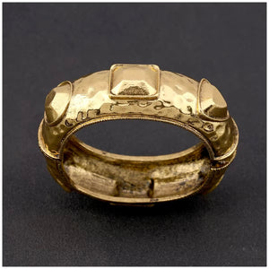 Antique Gold Cuff Bangle