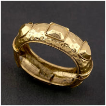 Load image into Gallery viewer, Antique Gold Cuff Bangle