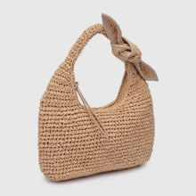 Load image into Gallery viewer, Straw Knot Hobo Bag