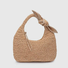 Load image into Gallery viewer, Straw Knot Hobo Bag