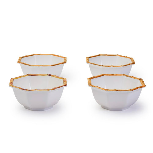 Bamboo Octagonal Bowls (Set of 4)