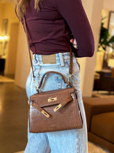 Load image into Gallery viewer, Croc Kelly Crossbody - Brown