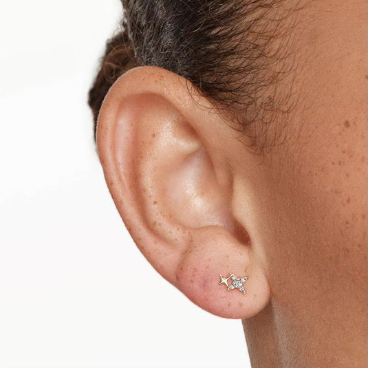 Double Star Studs (Gold)