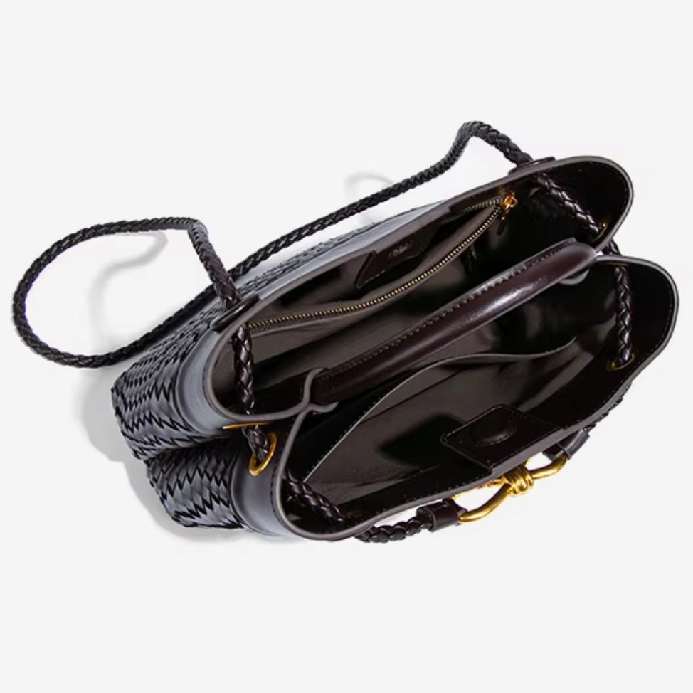 Infiniti Woven Coffee Crossbody