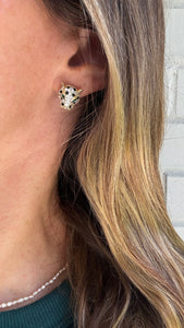 Leopard Stud Earrings