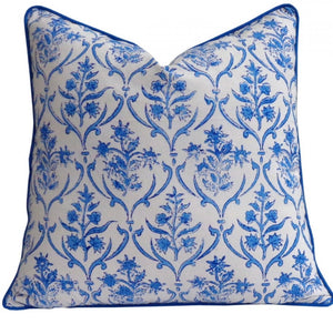Vine Leaf Piped Pillow Cover (20”x 20”)
