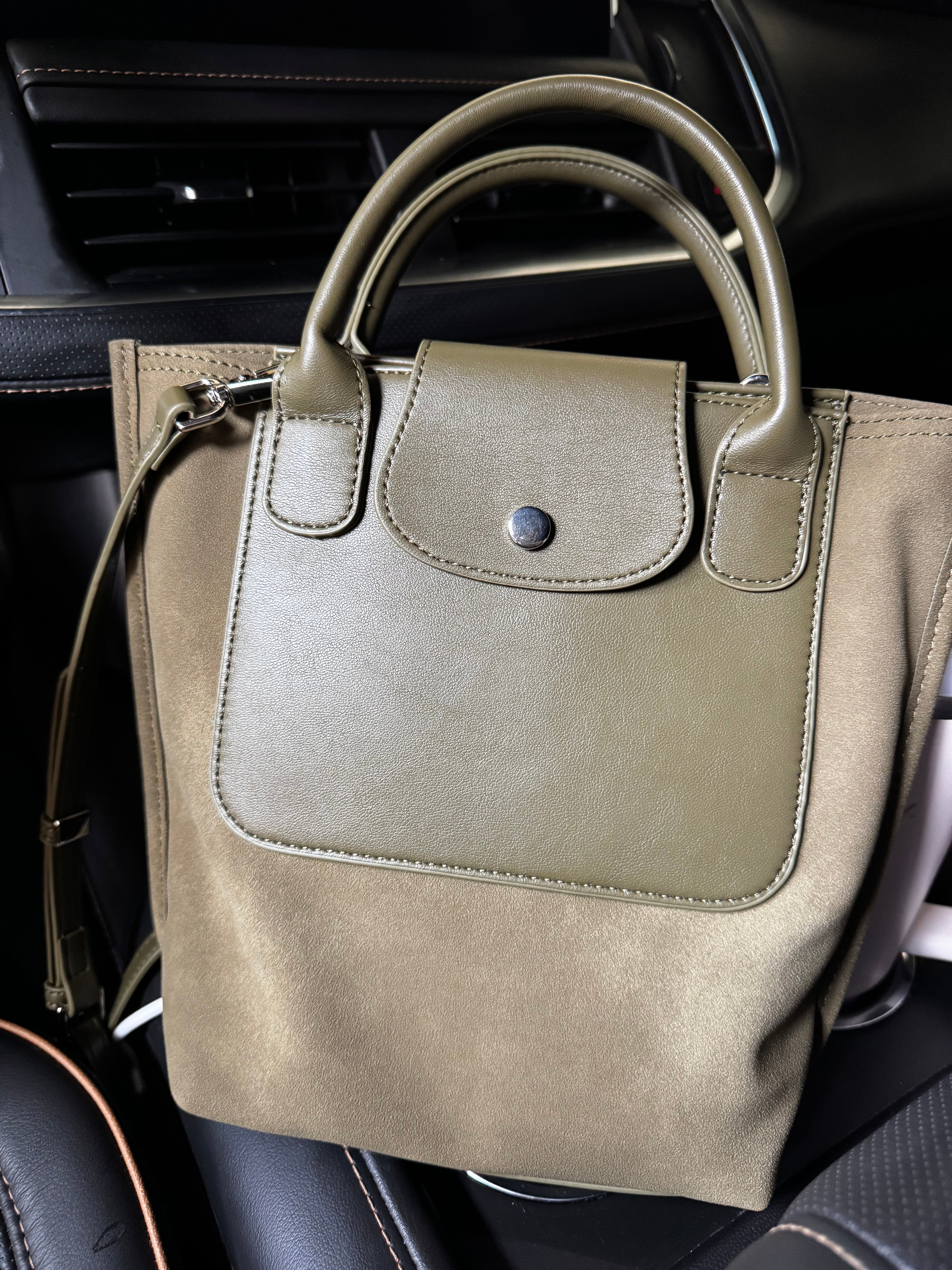 The Milan Tote - Olive