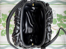 Load image into Gallery viewer, Black Quilted Dumpling Crossbody