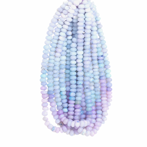 Blue Lavender Gemstone Necklace 15”