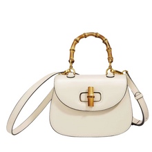 Load image into Gallery viewer, Ivory Bamboo Handle Crossbody/Clutch (Preorder - Ships by 5/5)