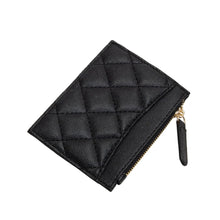 Load image into Gallery viewer, Quilted Card Holder (Black)