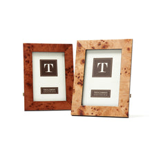 Load image into Gallery viewer, Burled Wood Photo Frame - 4”x6” (Two Colors)