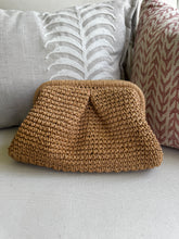 Load image into Gallery viewer, Raffia Cloud Clutch