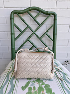 Light Cream Bradley Quilted Crossbody