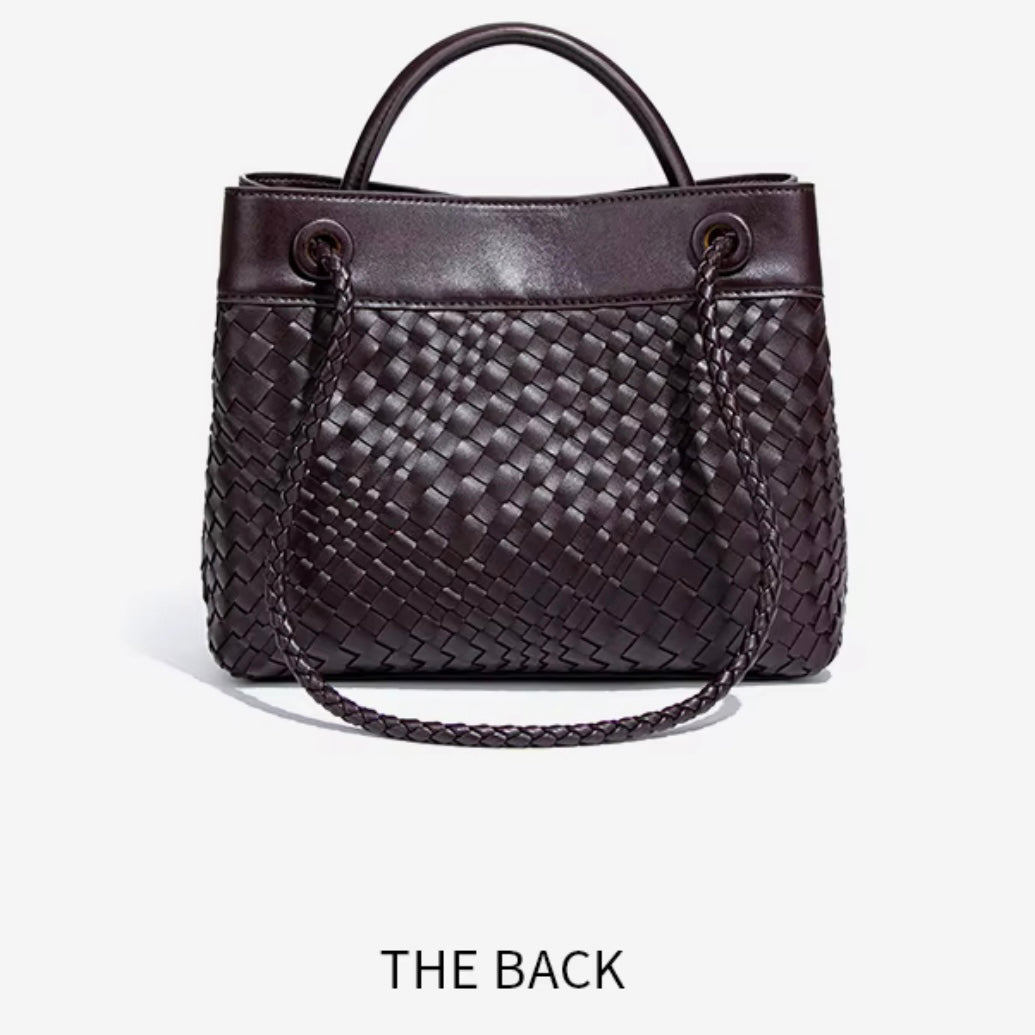 Infiniti Woven Coffee Crossbody