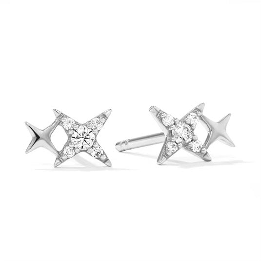 Double Star Studs (Silver)