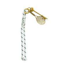 Load image into Gallery viewer, White Cord Bag Charm