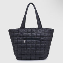 Load image into Gallery viewer, Breakaway Quilted Puffy Nylon Tote