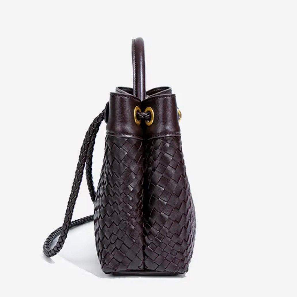 Infiniti Woven Coffee Crossbody
