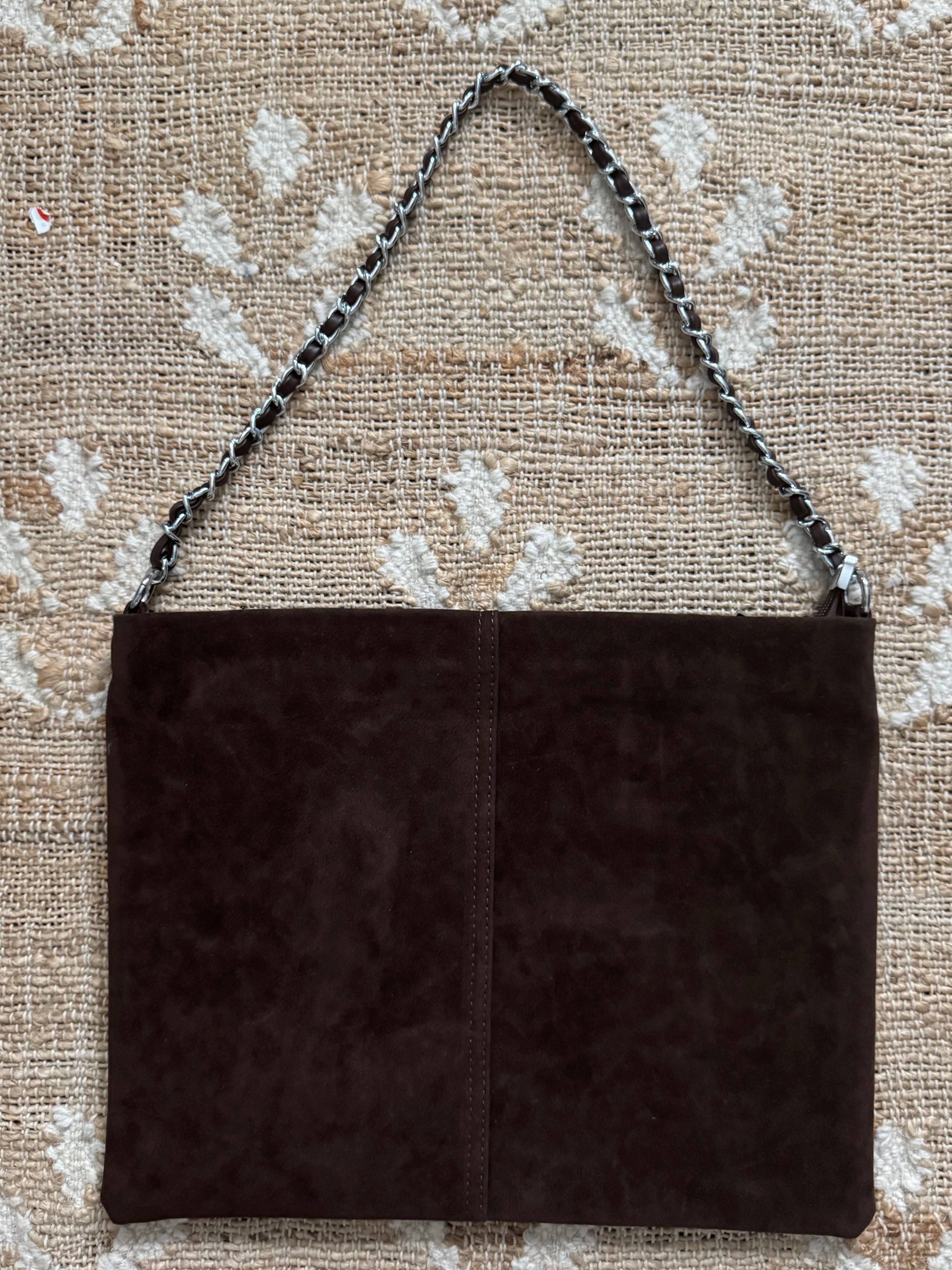 Suede Chain Strap