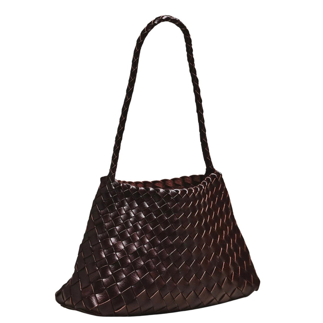 Iris Coffee Woven Tote