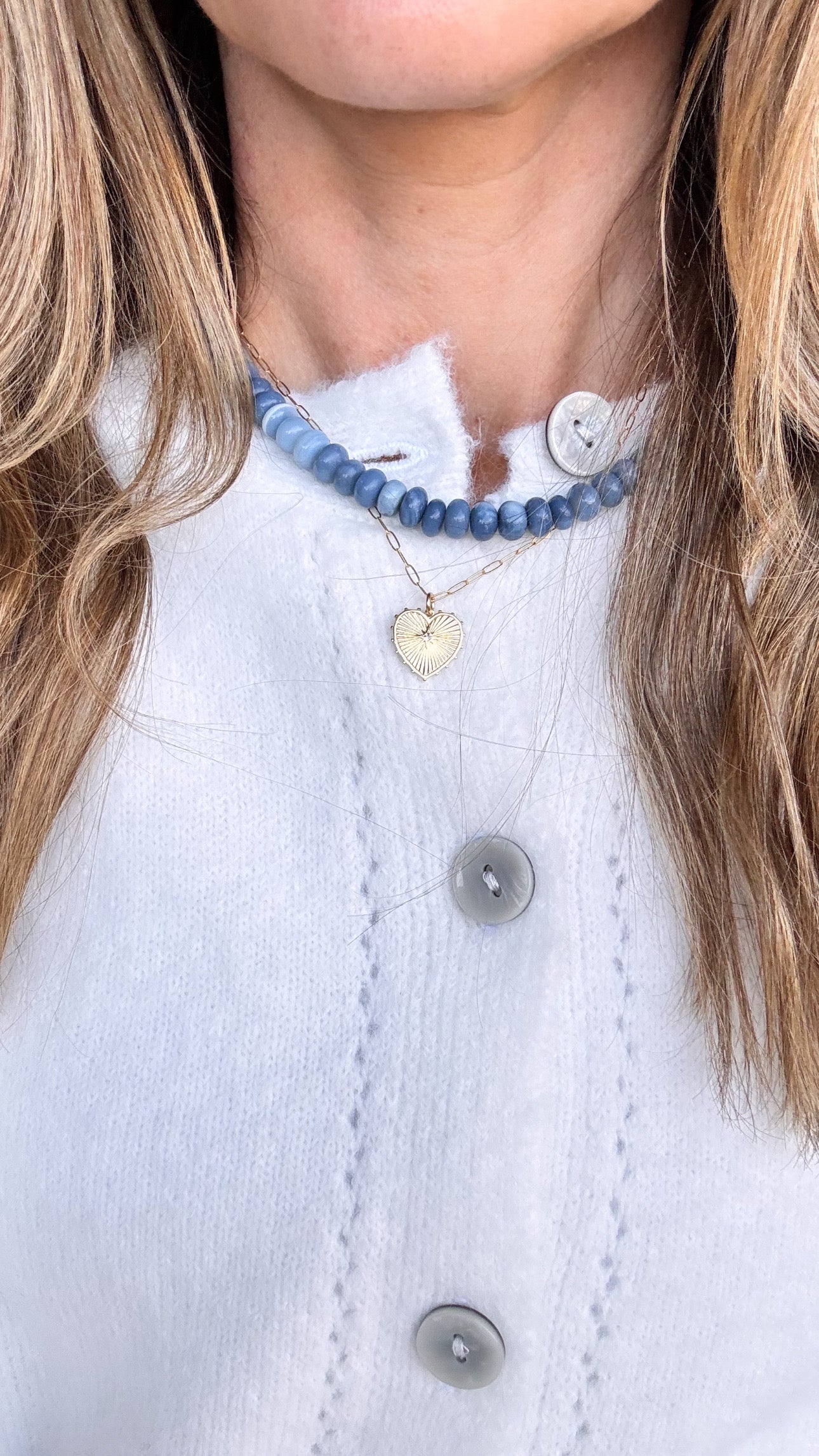 Midnight Blue Gemstone Necklace