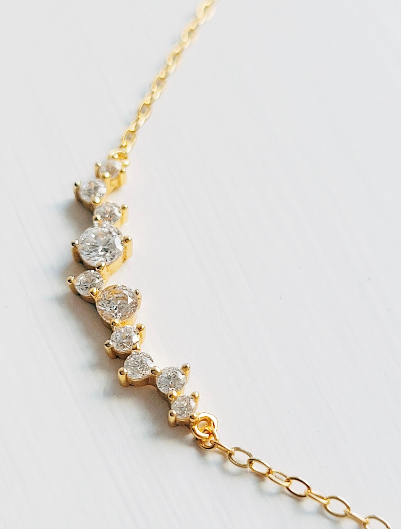 Gold Cluster Necklace