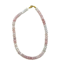 Load image into Gallery viewer, Pink Opal Gemstone Necklace 15”