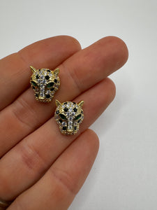 Leopard Stud Earrings