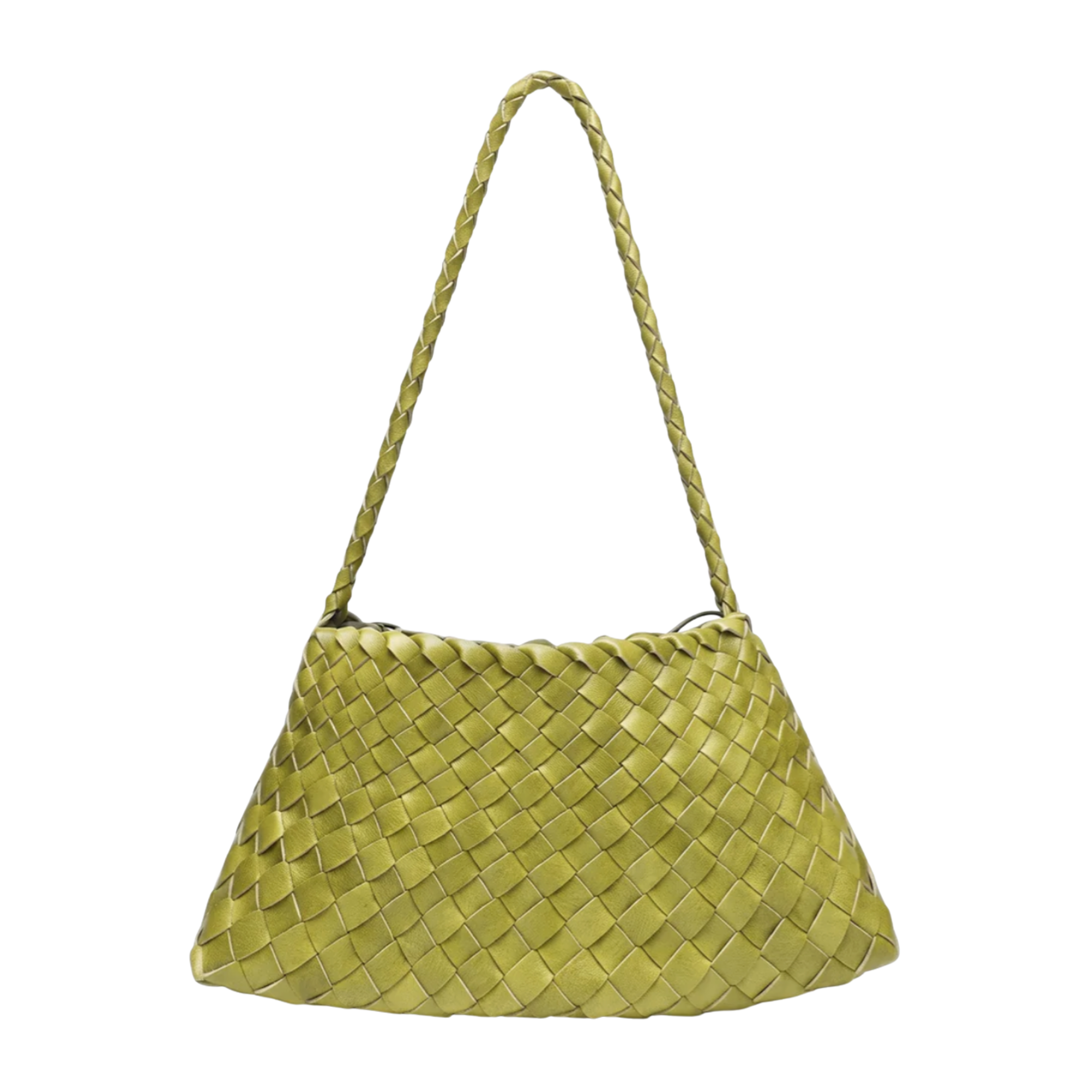 Iris Lime Woven Tote