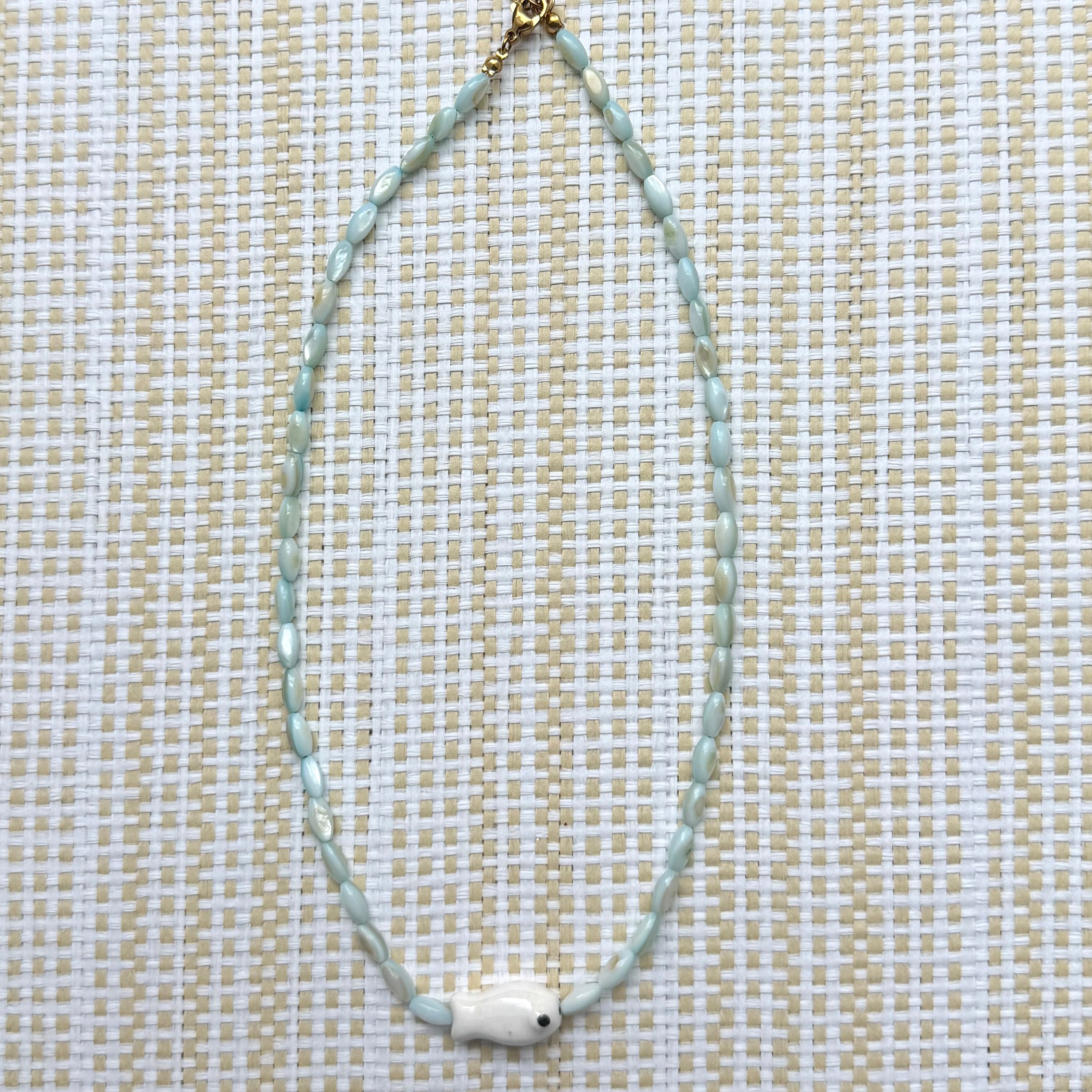 Santorini Fish Necklace (Available 6.5.26 9am cst)