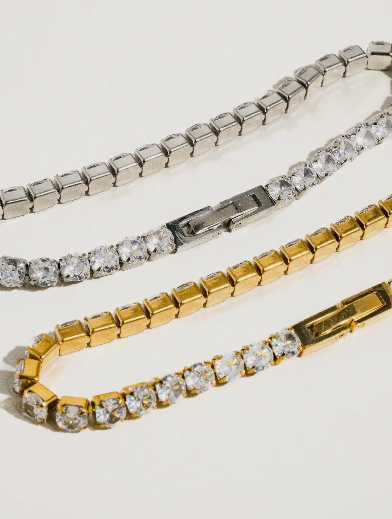 Lumi Tennis Bracelet (Silver)