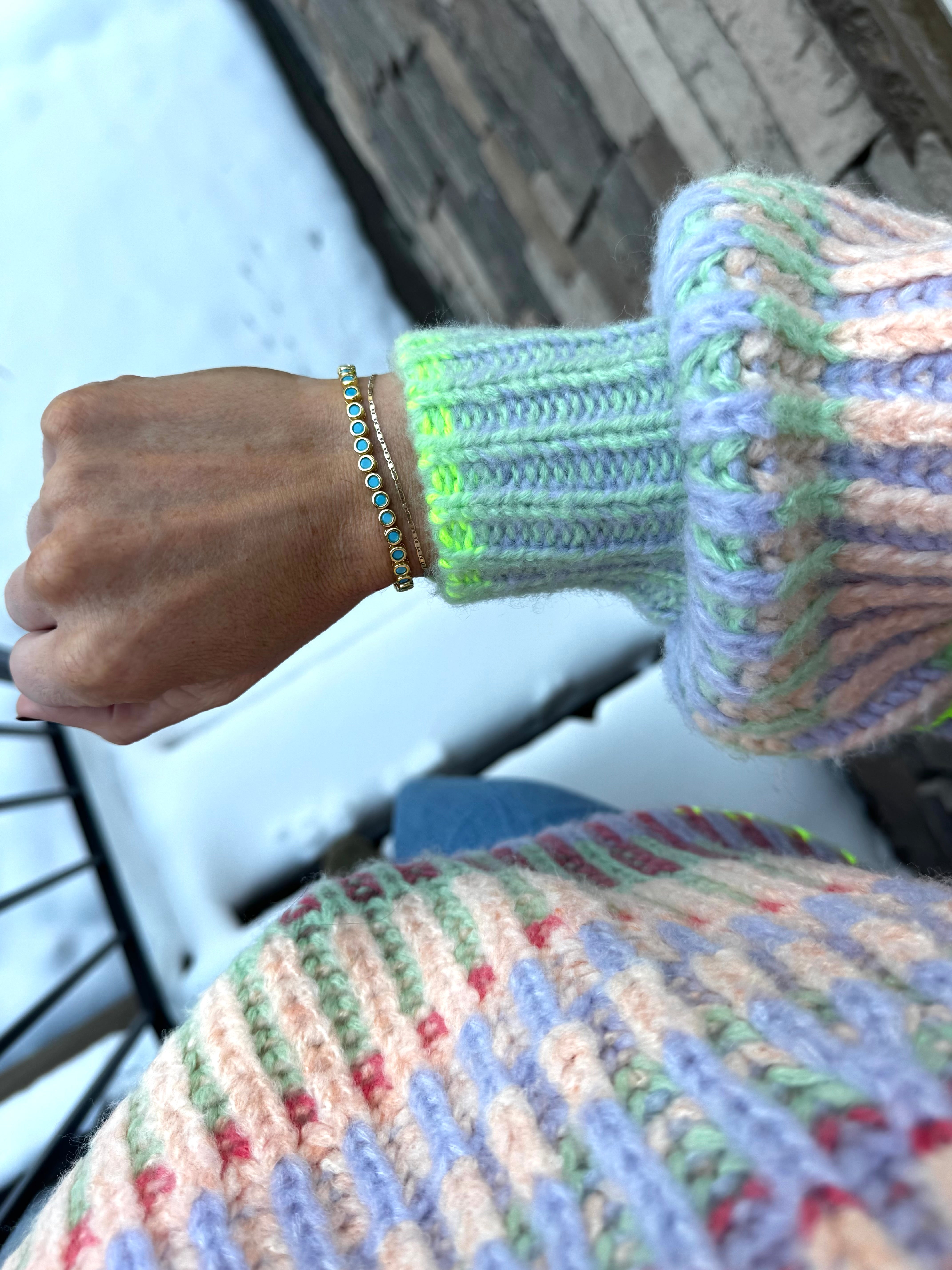 Turquoise Bezel Bracelet