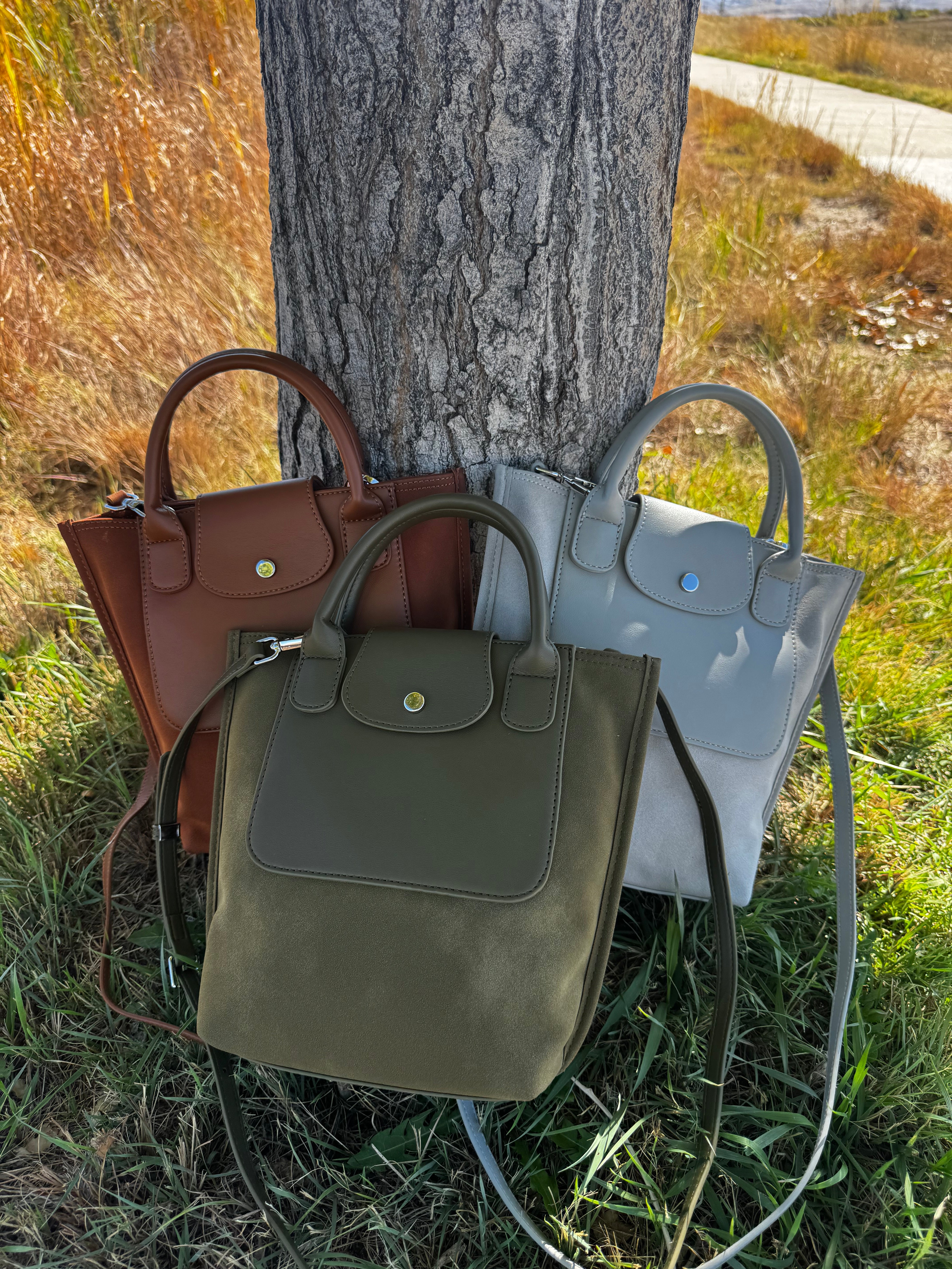 The Milan Tote - Grey