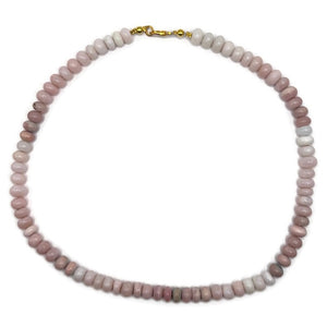 Pink Opal Gemstone Necklace