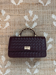 Lulu Woven Clutch/Crossbody (Available in 2 colors)