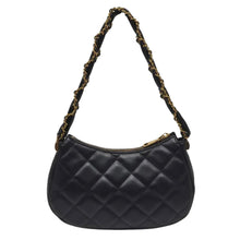 Load image into Gallery viewer, Schuyler Quilted Chain Shoulder Bag (Black)