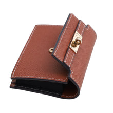 Load image into Gallery viewer, Kelly Card Holder - Brown (Accordion Style - Genuine Leather)